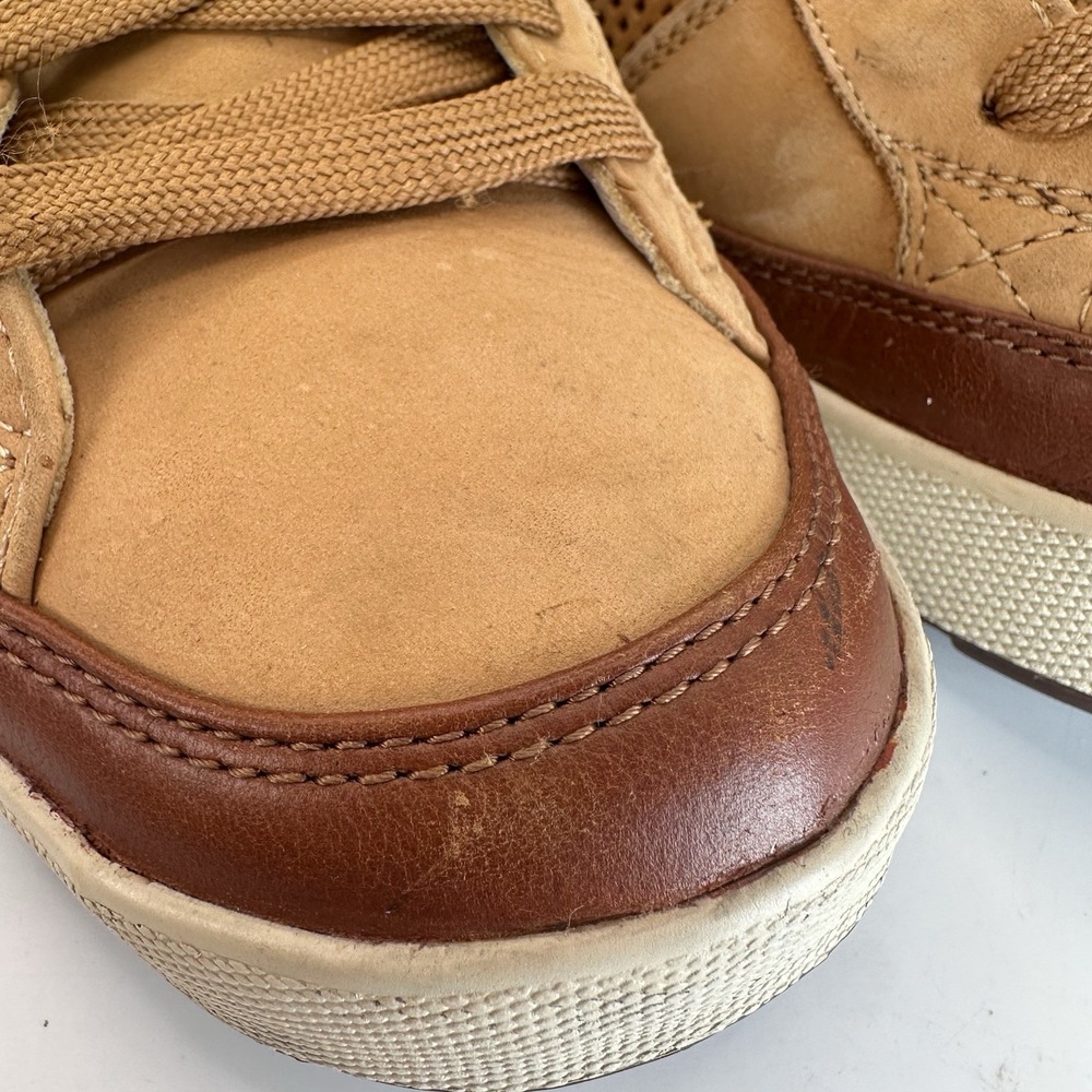 310 Motoring Men's Shoes Size 12 EU 46 Hurricane 31501 Wheat Brown Leather Suede - Picture 7 of 16